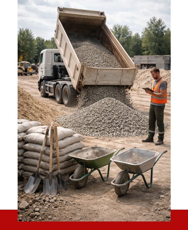 Доставка нерудных материалов в Краснокаменске от 1227 руб. | ПРОНЕРУДКсн