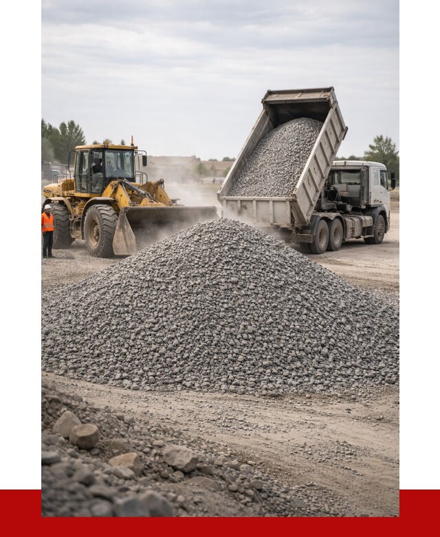 Купить щебень с доставкой в Краснокаменске от 2555 руб. | ПРОНЕРУДКсн