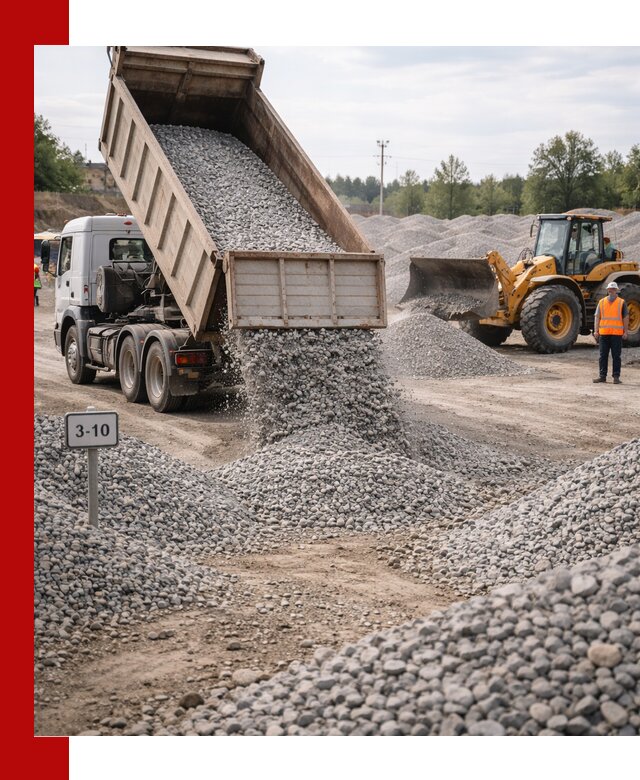 Гранитный щебень фракции 3–10: доставка и продажа в Краснокаменске