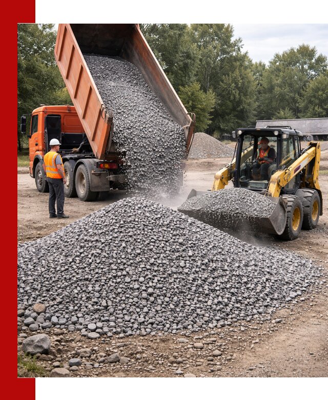 Купить гранитный щебень фракции 5–10 в Краснокаменске с доставкой