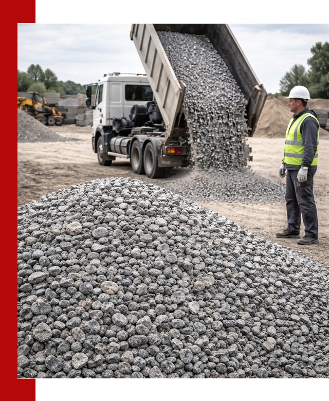 Доставка и продажа гранитного щебня фракции 5-20 в Краснокаменске