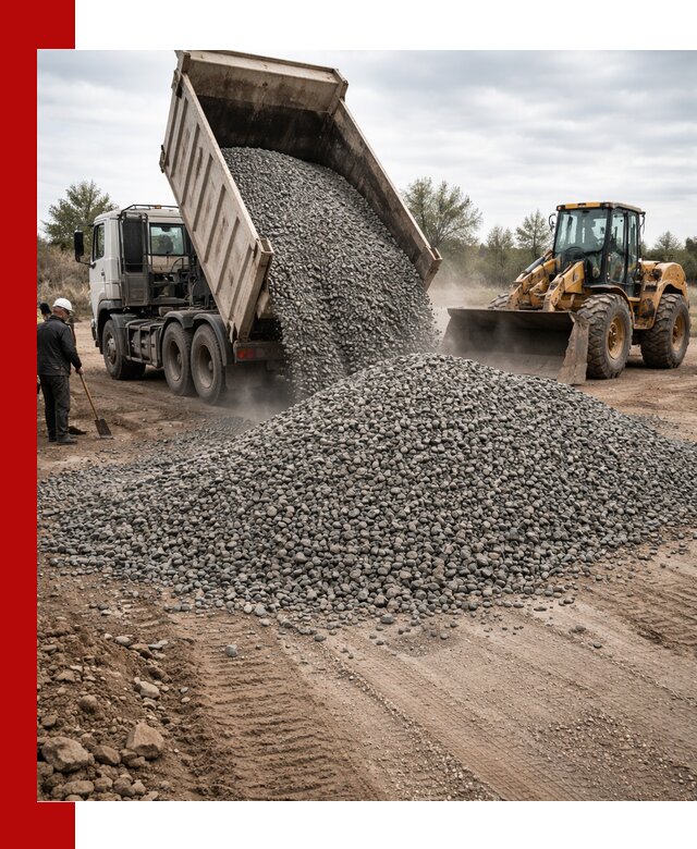 Гранитный щебень фракция 10-20 с доставкой в Краснокаменске