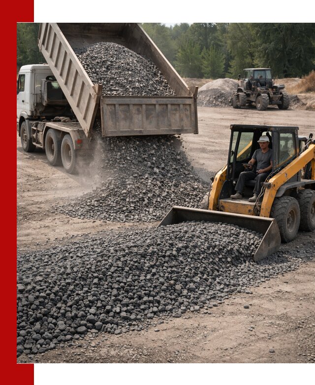 Гранитный щебень фракция 40-70 с доставкой в Краснокаменске