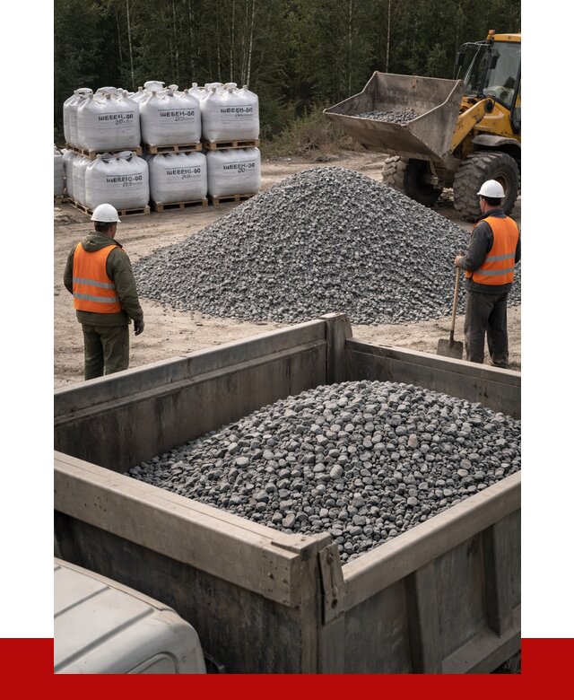 Щебень габбро диабаз 20-40 в Краснокаменске от 3475 руб. | ПРОНЕРУДКсн