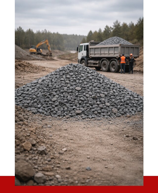 Щебень габбро диабаз фракция 40-70 в Краснокаменске от 2249 р-ПРОНЕРУДКсн