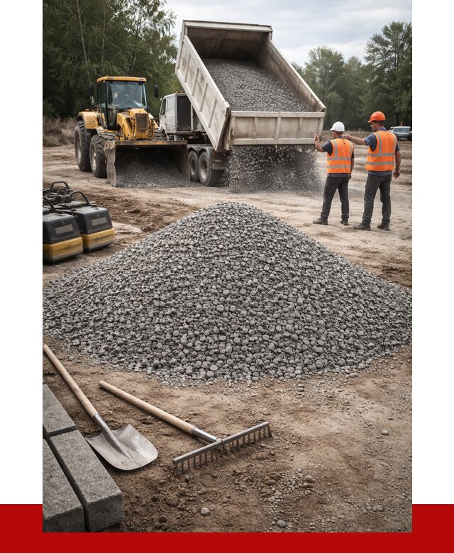 Гравийный щебень купить в Краснокаменске от 2249 р. ПРОНЕРУДКсн