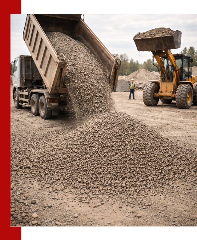Гравийный щебень фракция 3–10 с доставкой в Краснокаменске