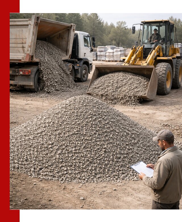 Гравийный щебень фракция 5–10 с доставкой в Краснокаменске