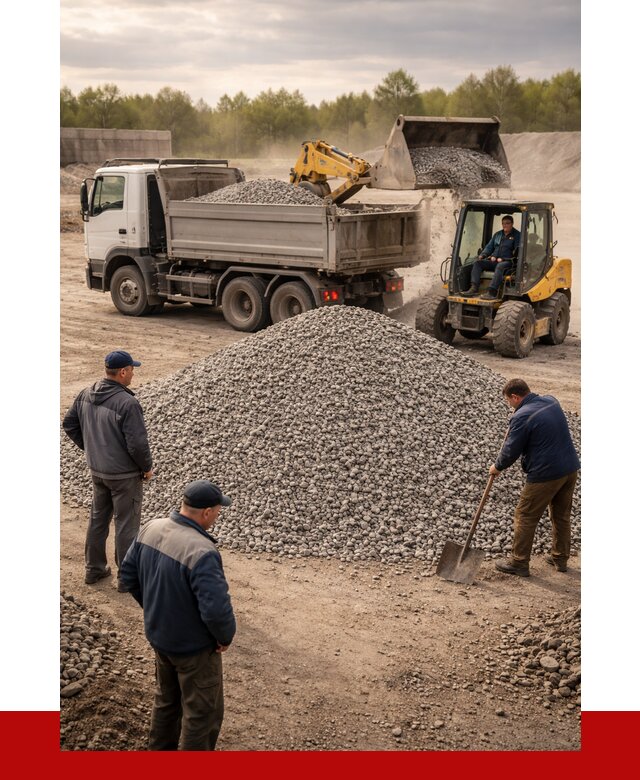 Гравийный щебень фракция 5-20 в Краснокаменске от 2453 р. ПРОНЕРУДКсн