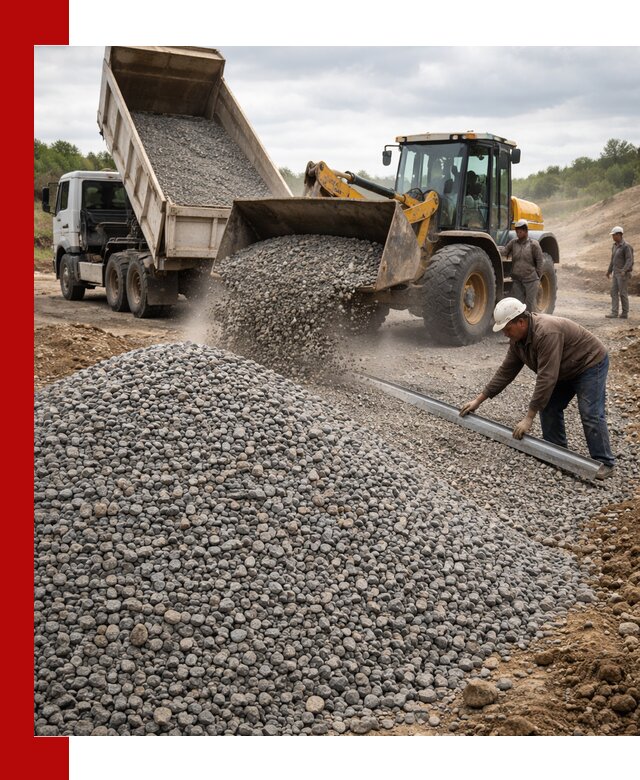 Гравийный щебень фракция 5-20 с доставкой в Краснокаменске