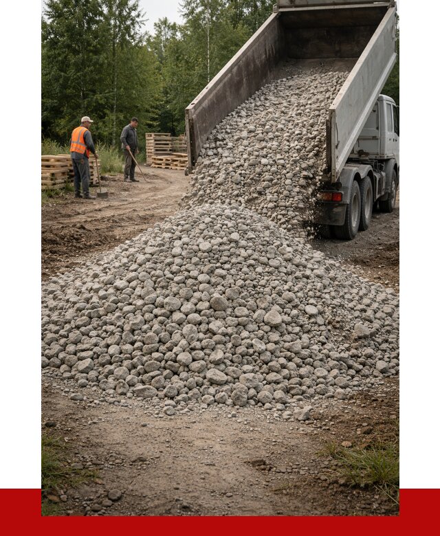 гравийный щебень фракция 70-120 в Краснокаменске от 2504 р. ПРОНЕРУДКсн