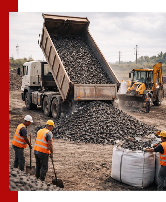 Шлаковый щебень фракция 40-70 с доставкой в Краснокаменске