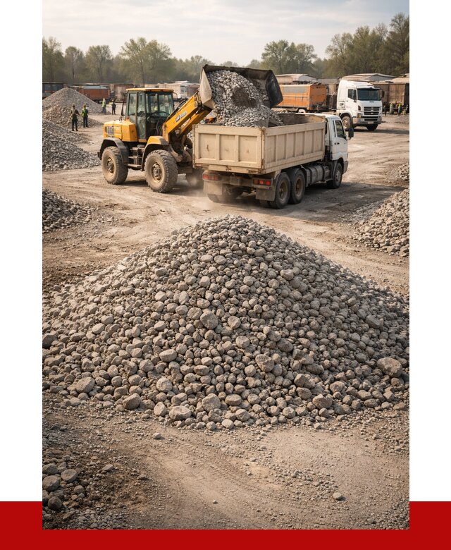 Вторичный щебень фракция 40-70 в Краснокаменске от 1778 р, ПРОНЕРУДКсн