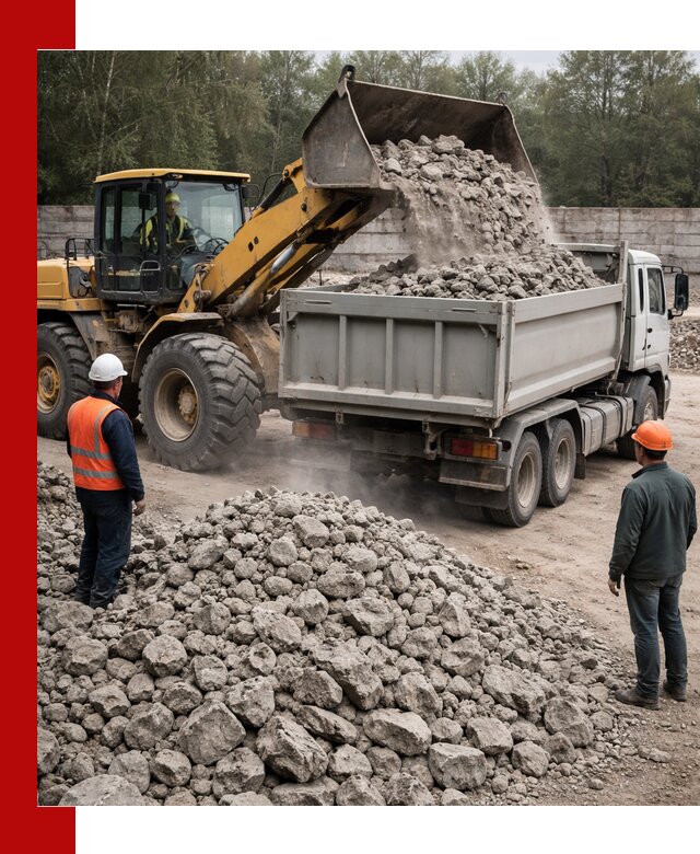 Вторичный щебень фракция 70–150 в Краснокаменске с доставкой