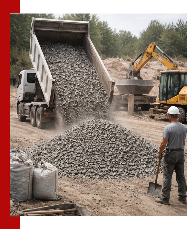 Доставка и продажа бетонного щебня в Краснокаменске