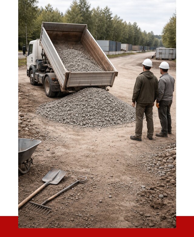 Бетонный щебень фракция 5-20 в Краснокаменске от 3271 р., ПРОНЕРУДКсн