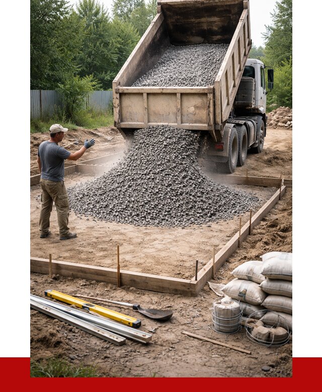 Купить щебень для фундамента в Краснокаменске от 4599 р. | ПРОНЕРУДКсн