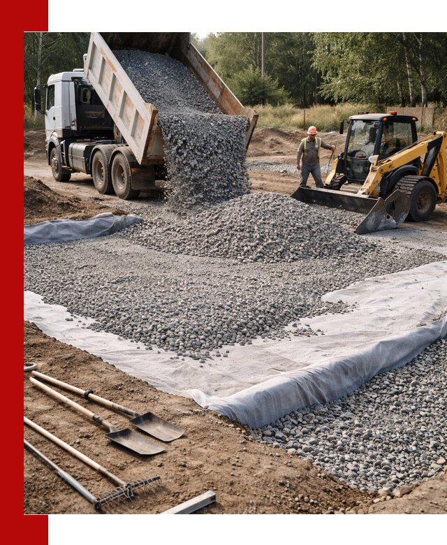 Щебень для фундамента с доставкой в Краснокаменске