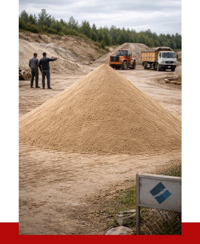 Карьерный песок навалом в Краснокаменске от 1840 р. | ПРОНЕРУДКсн