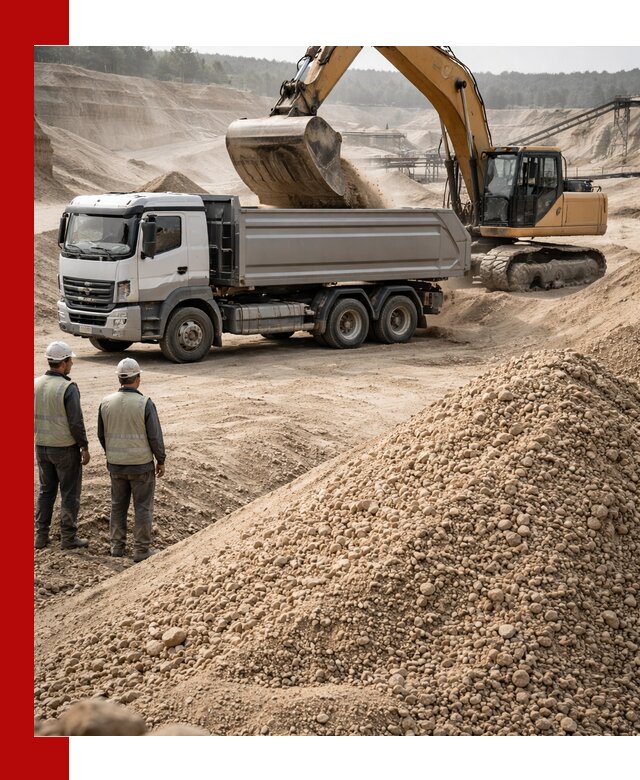 Карьерный крупнозернистый песок с доставкой в Краснокаменске