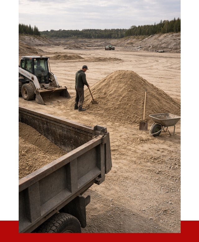 Карьерный песок среднезернистый в Краснокаменске, от 2249 р. ПРОНЕРУДКсн