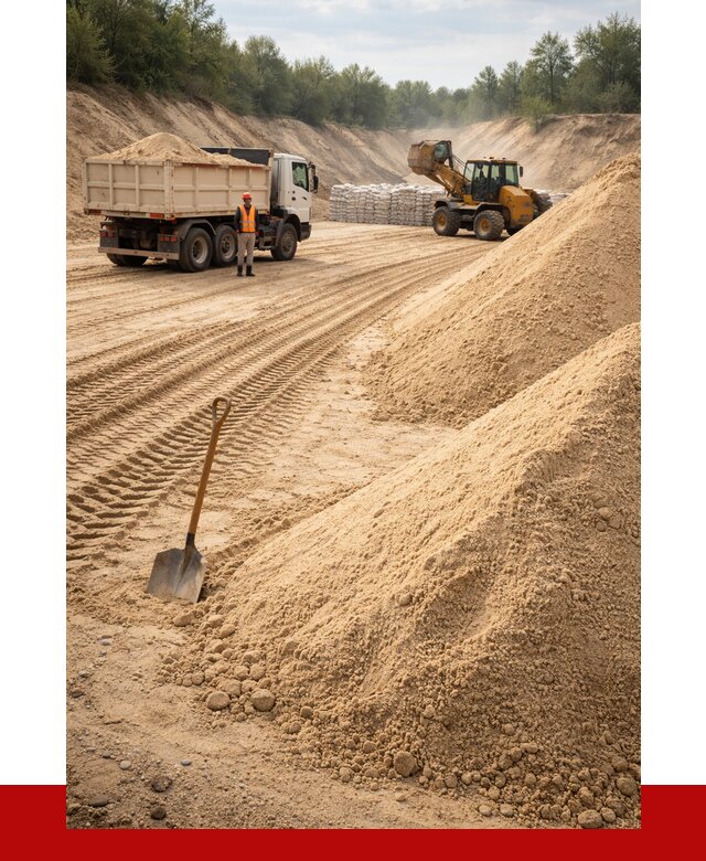 Карьерный песок мелкозернистый в Краснокаменске от 9199 р. | ПРОНЕРУДКсн