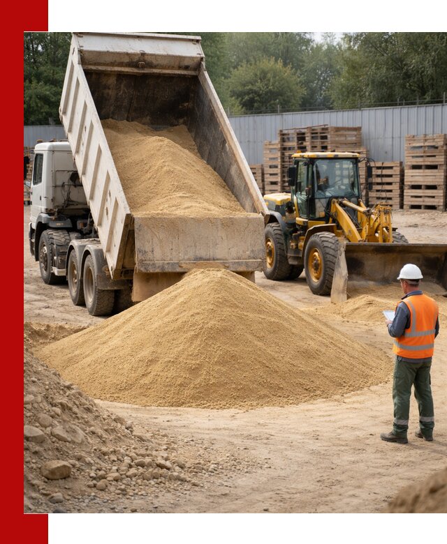 Доставка карьерного мелкозернистого песка в Краснокаменске