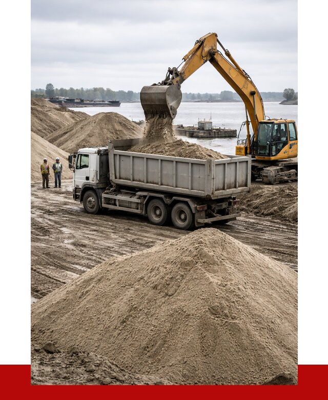 Купить речной песок навалом в Краснокаменске от 1840 р., ПРОНЕРУДКсн