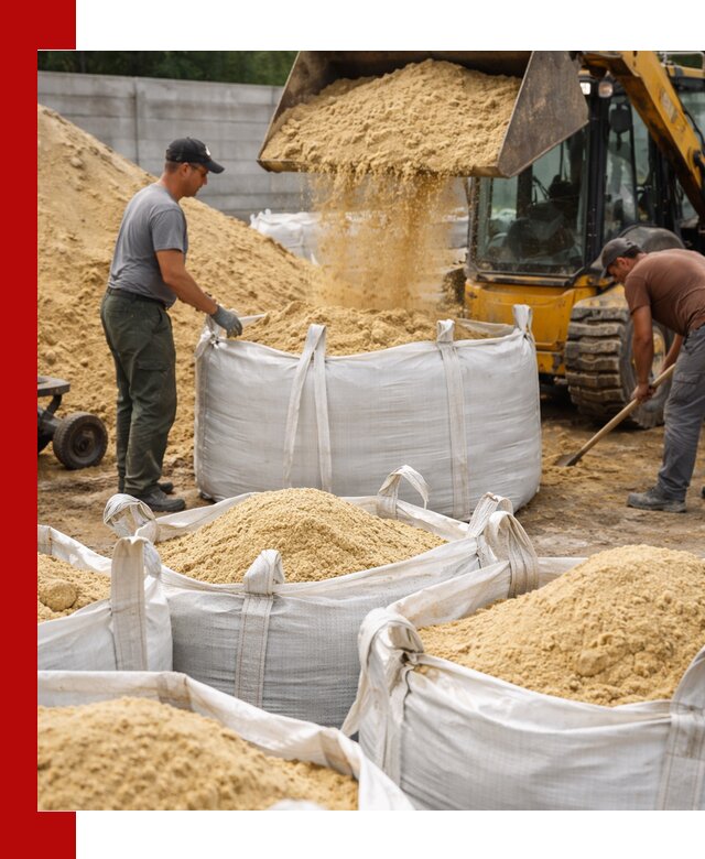 Поставка качественного песка для кладки в Краснокаменске