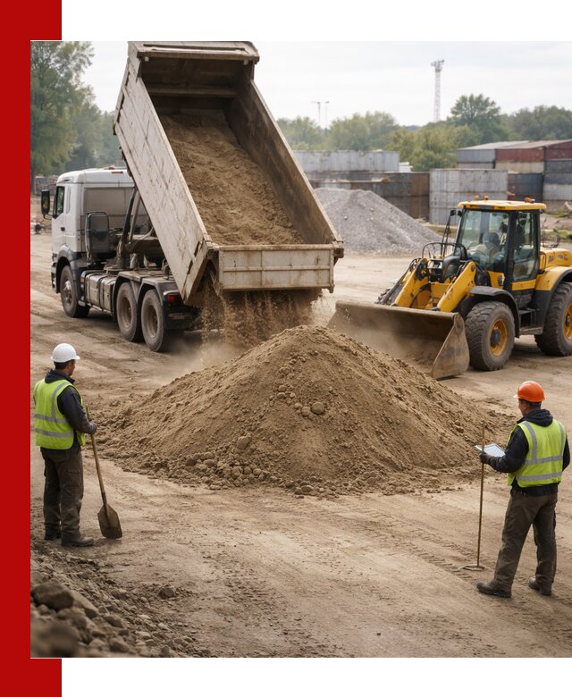 Доставка и продажа пескогрунта оптом и в розницу в Краснокаменске