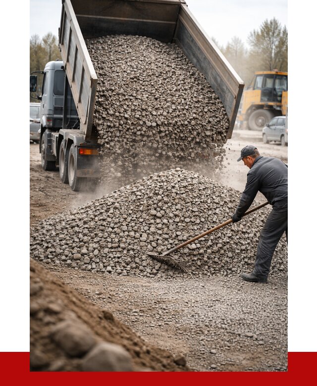 Гравий фракция 20-40 в Краснокаменске от 2555 р. доставка | ПРОНЕРУДКсн