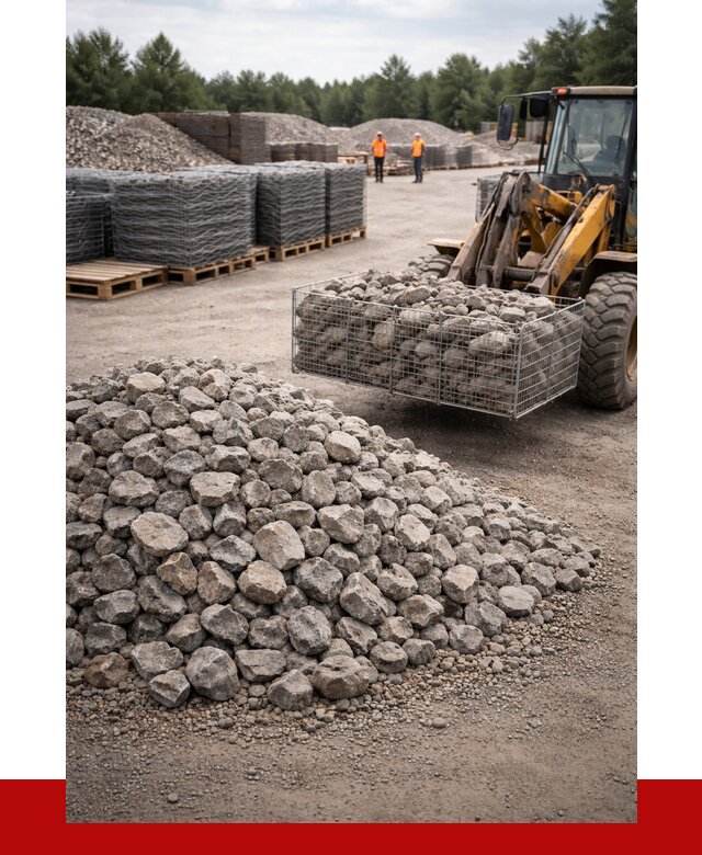 Камень для габионов фракция 70-150 в Краснокаменске от 4293 р. | ПРОНЕРУДКсн