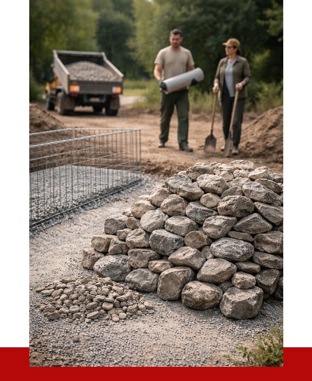 Камень для габионов фракция 100-200 в Краснокаменске от 4906 р. | ПРОНЕРУДКсн