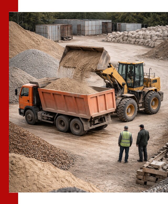 Доставка сыпучих смесей и смесей для стройки в Краснокаменске