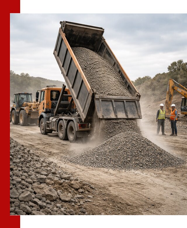 Щебёночно-песчаная смесь ЩПС С1 с доставкой в Краснокаменске