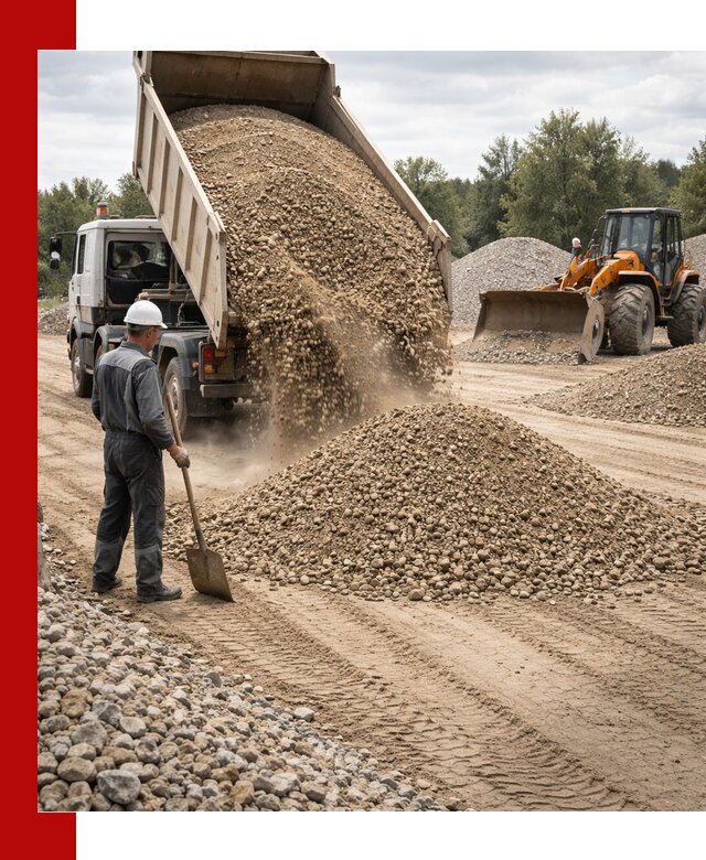 Доставка щпс С3 в Краснокаменске самосвалами и бортовыми грузовиками