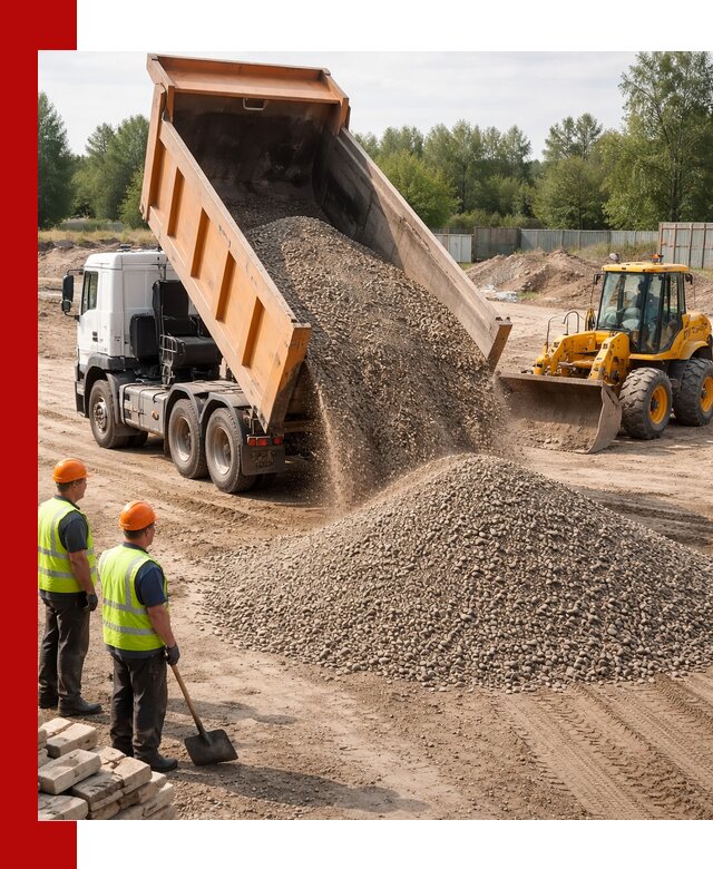 Доставка щебёночно-песчаной смеси ЩПС С7 в Краснокаменске