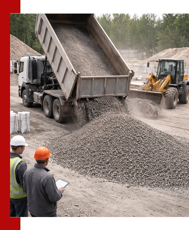 Доставка и продажа гранитного отсева 0-10 в Краснокаменске