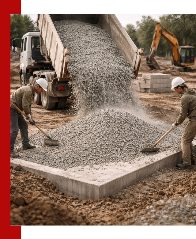 Доставка и продажа отсева для бетона в Краснокаменске