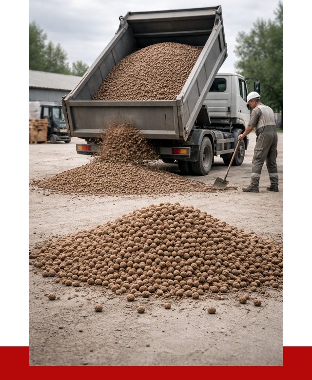 Керамзит с доставкой в Краснокаменске от 4293 р. за м3 | ПРОНЕРУДКсн