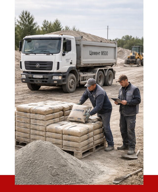 Купить цемент м500 с доставкой в Краснокаменске от 5315 р. | ПРОНЕРУДКсн