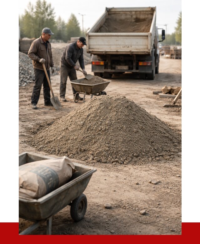Цементно-песчаная смесь М150 в Краснокаменске от 4804 р. | ПРОНЕРУДКсн