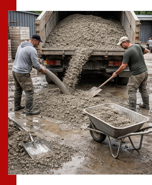 Цементно-песчаная смесь М150 доставка в Краснокаменске