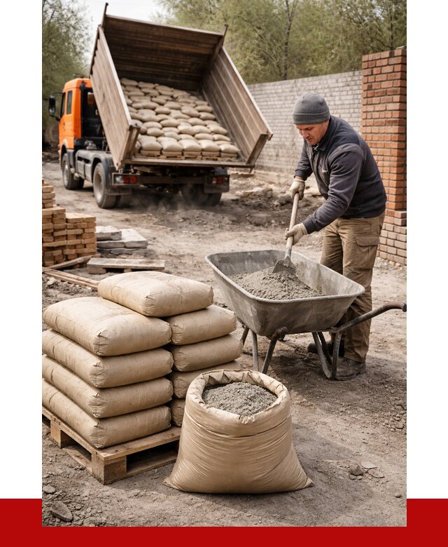 Купить сухую смесь для кладки в Краснокаменске от 1227 р. | ПРОНЕРУДКсн