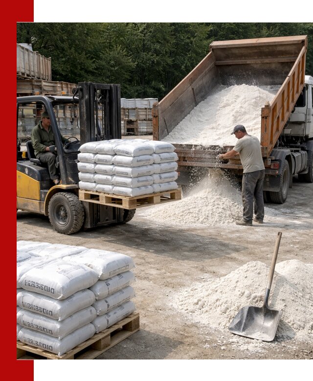 Доставка строительной извести оптом и в розницу в Краснокаменске