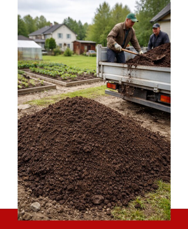 Плодородный грунт в Краснокаменске с доставкой от 4293 р. | ПРОНЕРУДКсн