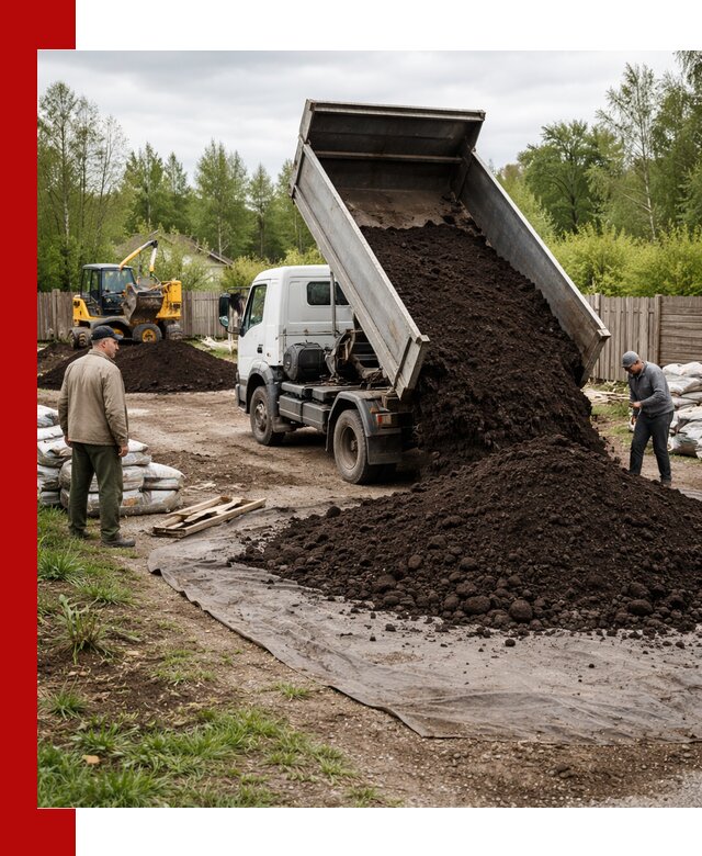 Доставка качественного почвогрунта в Краснокаменске оптом и в розницу