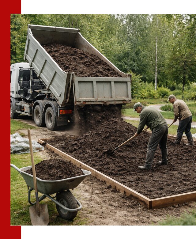 Доставка грунта для озеленения и благоустройства в Краснокаменске