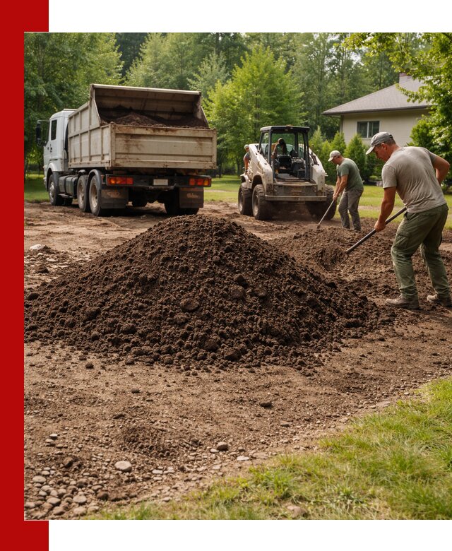 Доставка и укладка грунта для газона в Краснокаменске