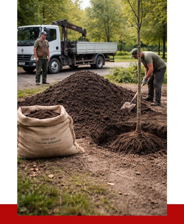 Грунт для посадки деревьев в Краснокаменске от 1227 р. | ПРОНЕРУДКсн